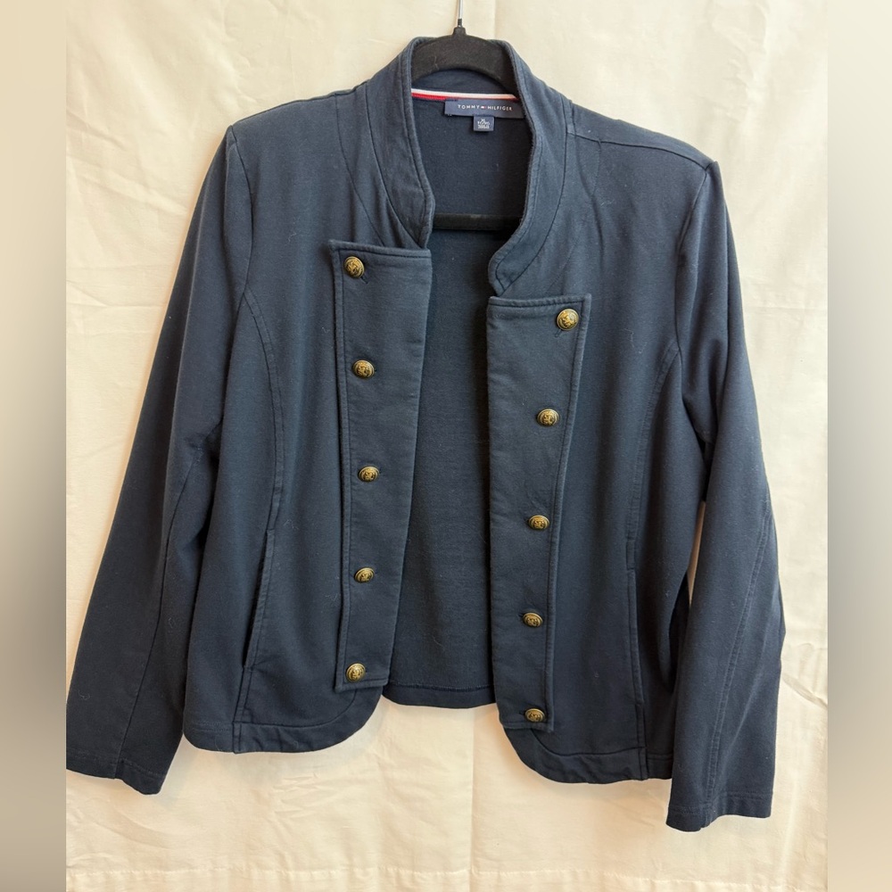 Tommy Hilfiger Navy Military Blazer with Gold Buttons